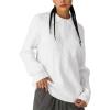 imageAelfric Eden Womens Cable Long Sleeve Sweaters Solid Lapel V Neck Knit Casual Soft Pullover 2025 Fall Fashion OutfitsWhite