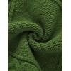 imageAelfric Eden Womens Oversized Cable Knit Fall Sweater Mock Neck Long Sleeve Knit Pullover Sweater Tops 2025Green