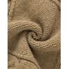 imageAelfric Eden Womens Oversized Cable Knit Fall Sweater Mock Neck Long Sleeve Knit Pullover Sweater Tops 2025Khaki