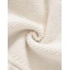 imageAelfric Eden Womens Oversized Cable Knit Fall Sweater Mock Neck Long Sleeve Knit Pullover Sweater Tops 2025White