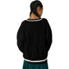 imageAelfric Eden Womens Oversized Cable Knit V Neck Sweaters Oversized Pullover 2025 Fall Fashion OutfitsBlack