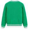 imageAelfric Eden Womens Oversized Cable Knit V Neck Sweaters Oversized Pullover 2025 Fall Fashion OutfitsGreen