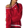 imageAelfric Eden Womens Oversized Cable Knit V Neck Sweaters Oversized Pullover 2025 Fall Fashion OutfitsRed