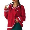 imageAelfric Eden Womens Oversized Cable Knit V Neck Sweaters Oversized Pullover 2025 Fall Fashion OutfitsRed
