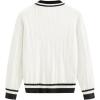 imageAelfric Eden Womens Oversized Cable Knit V Neck Sweaters Oversized Pullover 2025 Fall Fashion OutfitsWhite