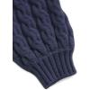 imageAelfric Eden Womens Oversized Sweaters 2025 Cable Knit Chunky Sweater Lantern Sleeve Crewneck Pullover Loose OutfitsNavy Blue