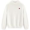 imageAelfric Eden Fuzzy Soft Sweaters Mohair Oversized Solid Sweaters Crewneck Knit Casual Pullover 2025 Trendy OutfitsWhite