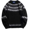 imageAelfric Eden Sweaters Fair Isle Sweater Vintage Soft Warm Casual Knit Pullover Long Sleeve 2024 Trendy OutfitsBlack
