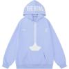 imageAelfric Eden Oversized Graphic Hoodies Unisex City Vintage Hooded Sweatshirt Pullover Streetwear Clothes with PocketLight Blue