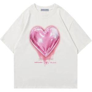 imageAelfric Eden Mens Oversized T Shirts Tees Graphic Tee Print Crew Neck Cotton Tops Streetwear Casual ShirtAwhite02