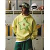imageAelfric Eden Graphic Hoodie Cute Star Oversized Sweatshirt Unisex Casual Y2k Hooded Pullover with PocketGreen