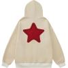 imageAelfric Eden Star Hoodie Women Graphic Hoodies Unisex Oversized Print Hoody Y2k Streetwear Hooded Sweatshirt Pocket PulloverBeige
