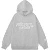imageAelfric Eden Womens Graphic Hoodies Star Lace Print Hoodie Pullover Y2k Cute Oversized Hooded SweatshirtGrey