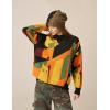 imageAelfric Eden Cartoon Dinosaur Sweaters Graphic Crewneck Printed Oversized Pullover Sweater Couple TopsBlack