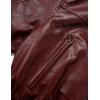 imageAelfric Eden Jackets Cropped Faux Leather Hooded Jacket Vintage Fashion Casual Motorcycle Coats Y2k Dressy OutfitsRed