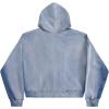 image:imageAelfric Eden Badge Graphic Vintage Acid Wash Boxy Zip Up Hoodie Unisex Streetwear Hooded Sweatshirt with PocketsBlue