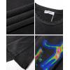 image:imageAelfric Eden Graphic Washed TShirts for Men Oversized Short Sleeve Tee Unisex Casual Streetwear Tops03black