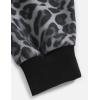 image:imageAelfric Eden Leopard Print Zip Up Hoodie Cropped Oversized Sweatshirts Boxy Casual Jackets Streetwear ClothesBlack