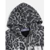 image:imageAelfric Eden Leopard Print Zip Up Hoodie Cropped Oversized Sweatshirts Boxy Casual Jackets Streetwear ClothesBlack
