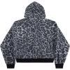 image:imageAelfric Eden Leopard Print Zip Up Hoodie Cropped Oversized Sweatshirts Boxy Casual Jackets Streetwear ClothesBlack