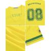 image:imageAelfric Eden Jersey Shirts for Women Y2k Oversized V Neck Graphic Tees Football Number Streetwear T Shirt TopsYellow