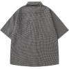 image:imageAelfric Eden Mens Button Down Plaid Shirts Short Sleeve Oversized Polo Tee Lightweight Vintage T Shirts UnisexBlack