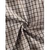 image:imageAelfric Eden Mens Cropped Boxy Button Down Plaid Shirts Washed Polo Tee Short Sleeve Casual Vintage T ShirtsBrown