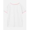 image:imageAelfric Eden Womens Jersey Tshirts Letter Printed Tees V Neck Mesh Short Sleeve Y2k Summer Casual Tops ClothesWhite