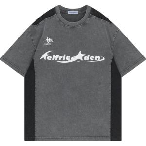 image:imageAelfric Eden Graphic Tees Y2k Mens Oversized T Shirt Racing Streetwear Shirts Unisex Casual Summer TopsGrey