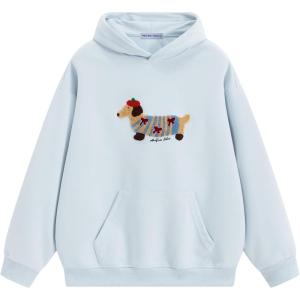 image:imageAelfric Eden Cartoon Dog Hoodie Couple Hooded Sweatshirt Long Sleeve Pullover Oversized Hoodies 2026 OutfitsLight Blue