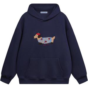 image:imageAelfric Eden Cartoon Dog Hoodie Couple Hooded Sweatshirt Long Sleeve Pullover Oversized Hoodies 2026 OutfitsNavy Blue