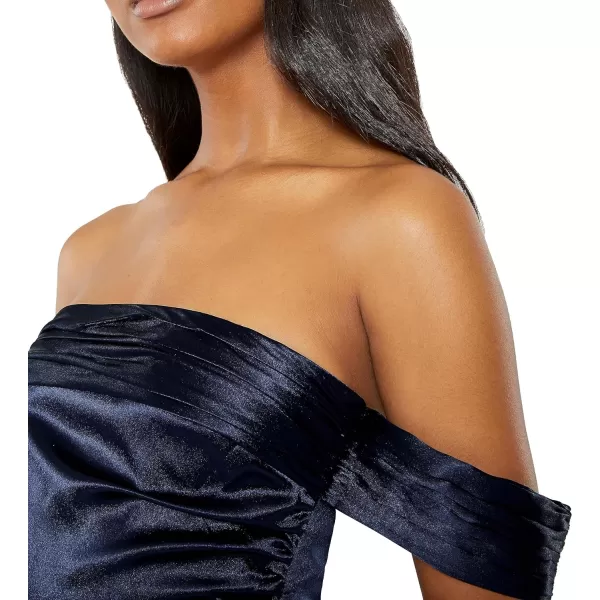 LIKELY Womens Satin Paz DressNavy