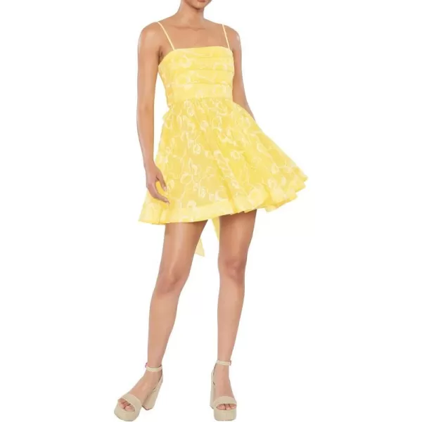 LIKELY Womens Kia DressYellow Cream