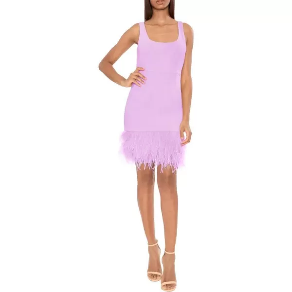 LIKELY Womens Mini LIDA DressSheer Lilac