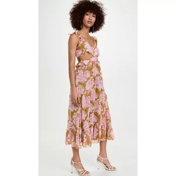 LIKELY Womens Katerina DressOlive Oil Pink
