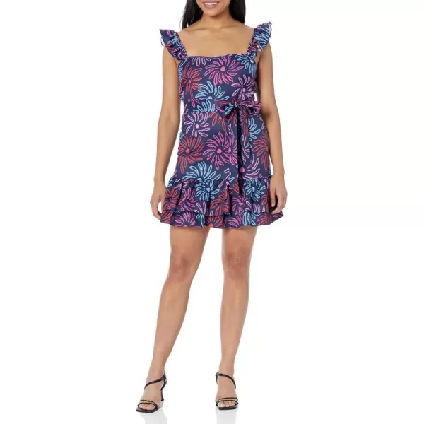 LIKELY Womens Mini Charlotte DressNavy Multi