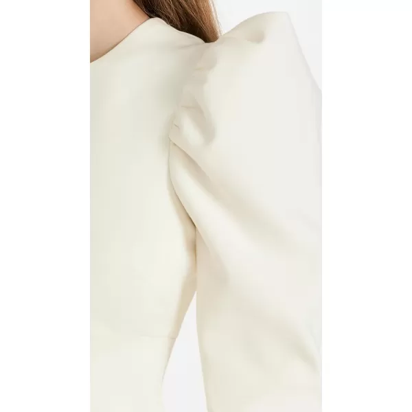 LIKELY Womens Long Sleeve Alia DressWhite