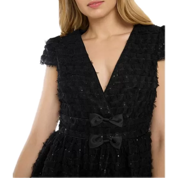 LIKELY Womens Rosette DressBlack