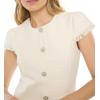 imageLIKELY Womens Collarless Riello DressOffwhite
