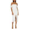 imageLIKELY Womens Midi Paz DressWhite