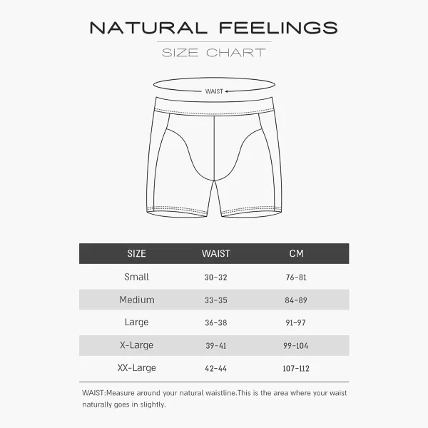 Natural Feelings Boxer Briefs Mens Underwear Men Pack Soft Cotton Open Fly UnderwearNo Open Fly1