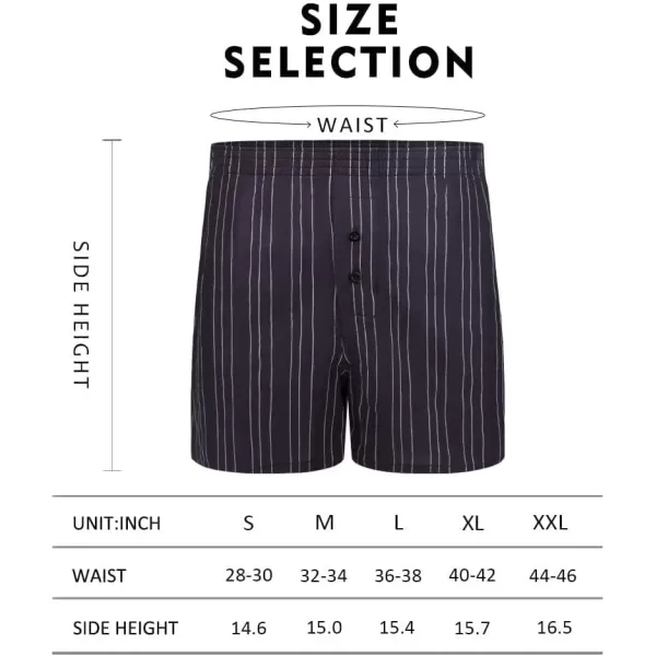 Natural Feelings Classic Boxers Shorts Cotton Woven Mens Underwear Boxers PackC Classic Mens Boxers