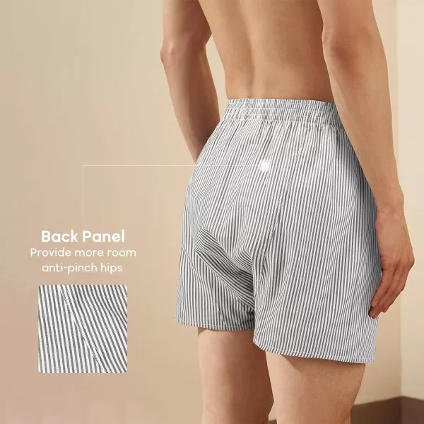 Natural Feelings Classic Boxers Shorts Cotton Woven Mens Underwear Boxers PackC Classic Mens Boxers