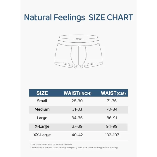 Natural Feelings Mens Underwear Trunks Mens Modal Boxer Briefs for Men Pack of 4A 2 Black  2 Gray