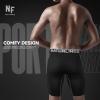 imageNatural Feelings Mens Underwear Boxer Briefs Long Leg 9 Inch Performance Boxer Briefs for MenB 6 Blck