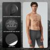 imageNatural Feelings Mens Underwear Modal Boxer Briefs 9 Inch Long Leg Boxer Briefs for Men PackC BlackGrey Boxer Briefs3pack