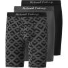 imageNatural Feelings Mens Underwear Modal Boxer Briefs 9 Inch Long Leg Boxer Briefs for Men PackC Grey Boxer Briefs3pack