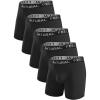 imageNatural Feelings Mens Underwear Coolzone Boxer Briefs for Men Pack Stretch Performance Quick Dry Sports UnderwearB1 5 Pack Athletic Boxer Briefs