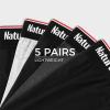 imageNatural Feelings Mens Boxer Short Bamboo Viscose Boxers for Men Loose Fit Mens Soft Underwear Breathable Boxers for Men PackAblackGray Bamboo Viscose Mens Boxers 5pack