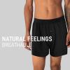 imageNatural Feelings Mens Boxer Short Bamboo Viscose Boxers for Men Loose Fit Mens Soft Underwear Breathable Boxers for Men PackAblackGray Multi Bamboo Viscose 5pack